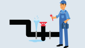 كشف تسربات المياه بحي الشاطئ