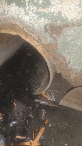 نسليك الصرف الصحي بحي التوفيق