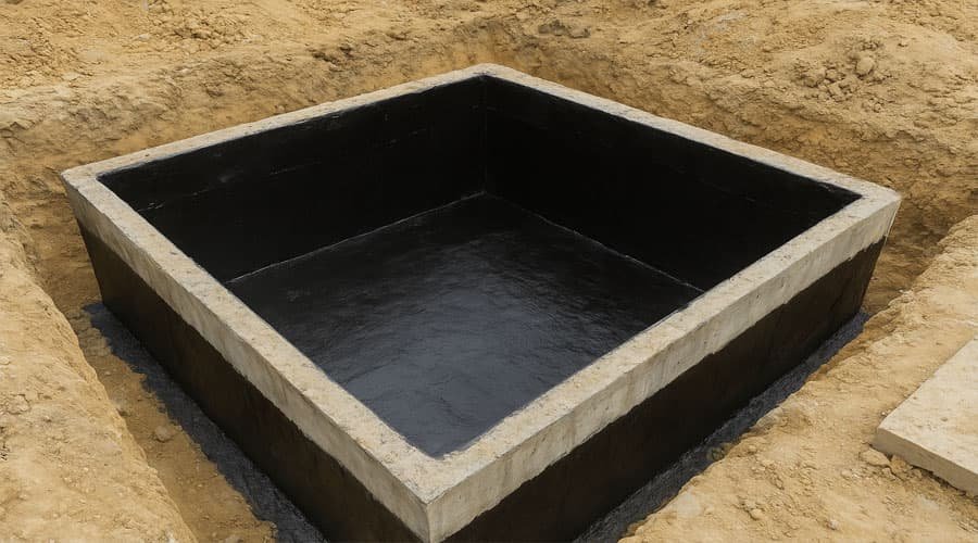 عزل خزان ارضي بمكة